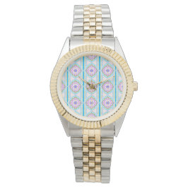 Reloj De Pulsera Pastel Dream Boho Geometric Kaleidoscope