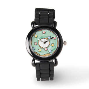 Reloj De Pulsera Pastel Floral Donut