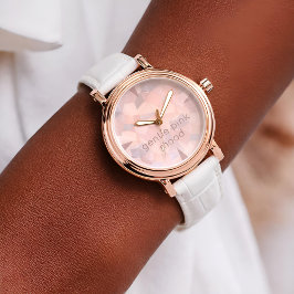 Reloj De Pulsera Pastel Geométrico Pop | Mujeres Personalizadas de