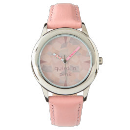 Reloj De Pulsera Pastel Geométrico Pop | Personalizado para Niños R