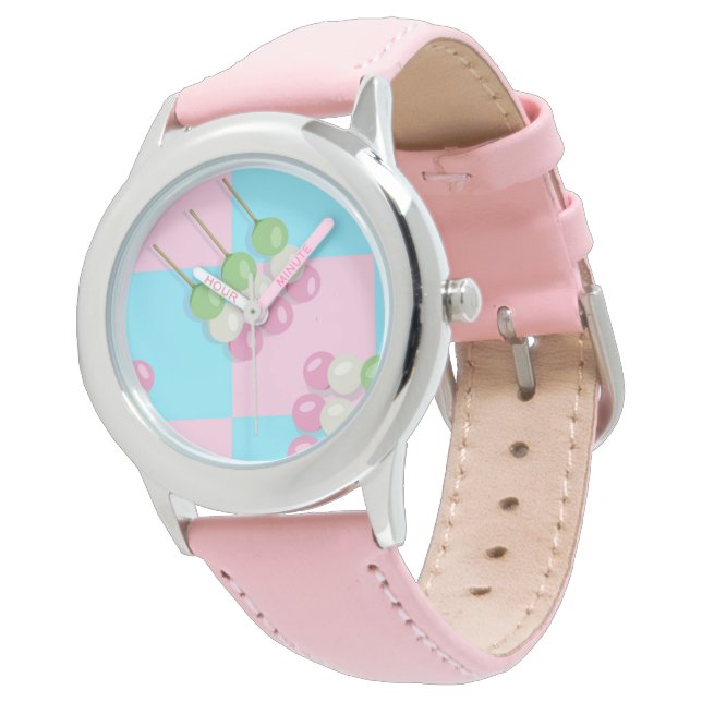 Reloj De Pulsera Pastel rosa azul revisado Dango eWatch (Angular)