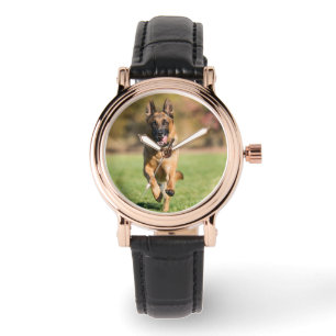 Reloj De Pulsera Pastor alemán corriendo