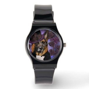 Reloj De Pulsera Pastor Alemán Steampunk