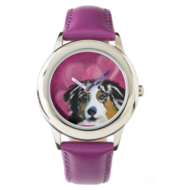 RELOJ DE PULSERA PASTOR AUSTRALIANO (Anverso)