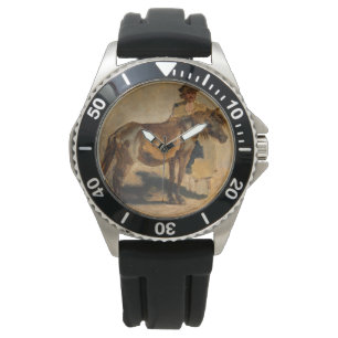 Reloj De Pulsera Pastor con caballo (equino)