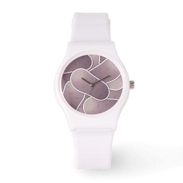 Reloj De Pulsera Patata azul funky (Anverso)