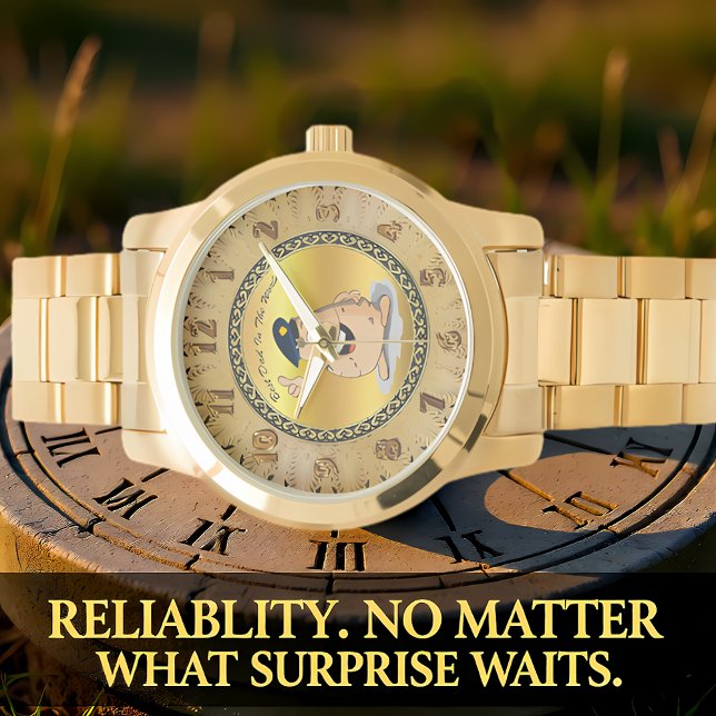 Reloj De Pulsera Patata de policía con un gorra de policía azul (Subido por el creador)