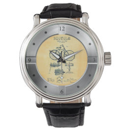 Reloj De Pulsera Patente de bicicleta 444258 ~ P. W. Tillinghast ~