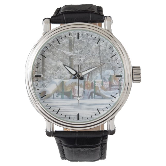 Reloj De Pulsera Patinadero de invierno (Anverso)