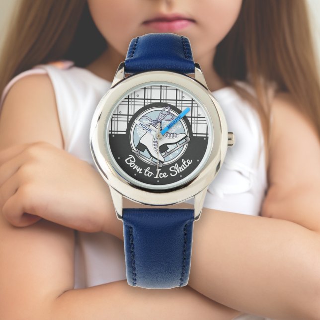 Reloj De Pulsera Patinaje artístico moderno / Chica de patinaje sob (Subido por el creador)