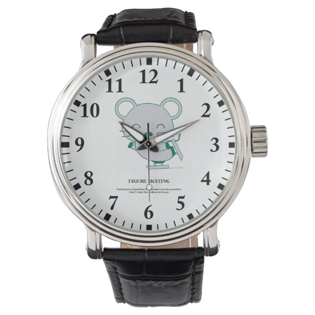 Reloj De Pulsera Patinaje artístico sobre hielo (Anverso)