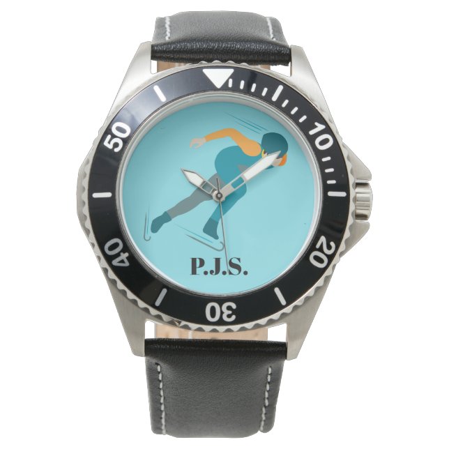 Reloj De Pulsera Patinaje de velocidad (Anverso)
