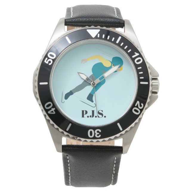Reloj De Pulsera Patinaje de velocidad (Anverso)
