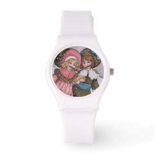 Reloj De Pulsera Patinaje del chica y del muchacho