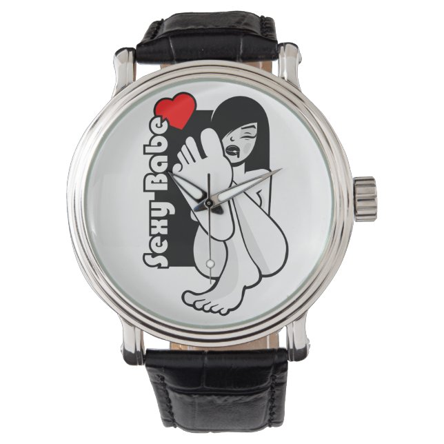 Reloj De Pulsera patinaje, ilustracion, astronauta, vector, patinet (Anverso)