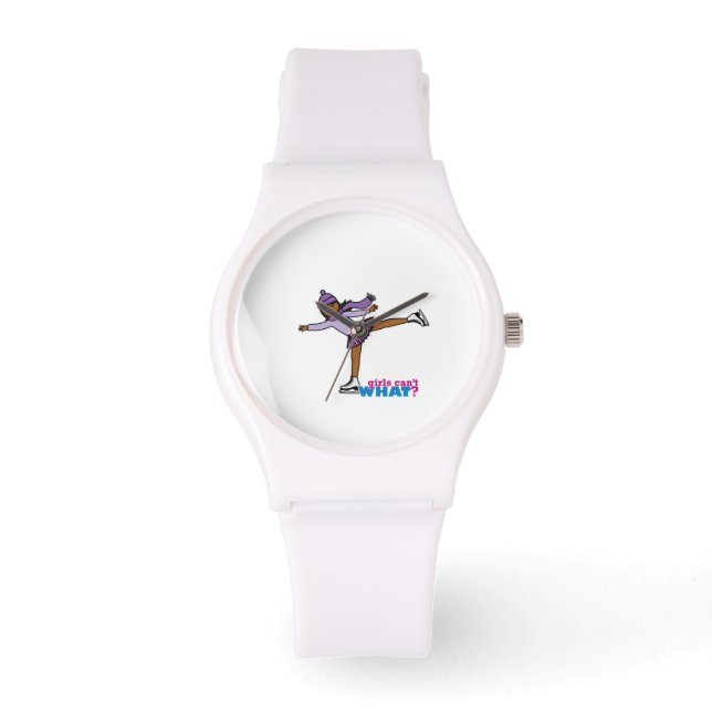 Reloj De Pulsera Patinaje sobre hielo - Púrpura (Anverso)