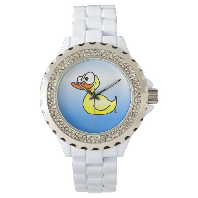 Reloj De Pulsera Pato de caucho (Anverso)