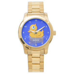 Reloj De Pulsera Pato de goma clásico de Digitaces