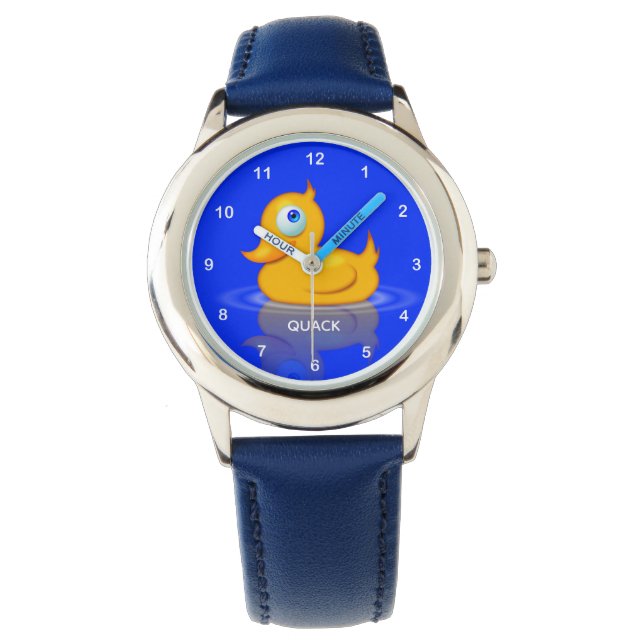 Reloj De Pulsera Pato de goma digital clásico (Anverso)