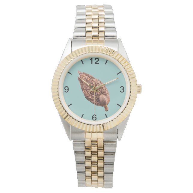 Reloj De Pulsera Pato marrón (Anverso)