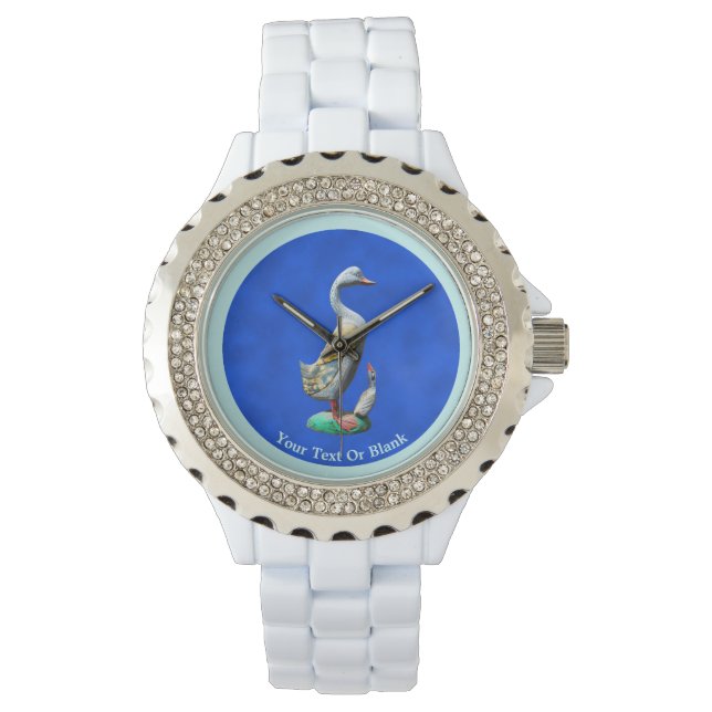 Reloj De Pulsera Patos De Madera Weathered (Anverso)