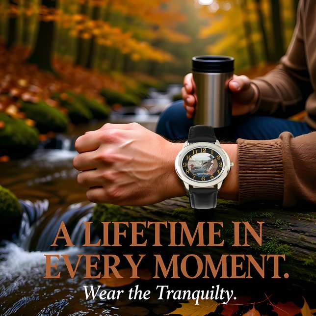 Reloj De Pulsera Patos mallard en el lago.Natación (Subido por el creador)