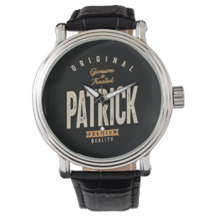 Reloj De Pulsera Patrick Nombre Personalizado - Funny Patrick