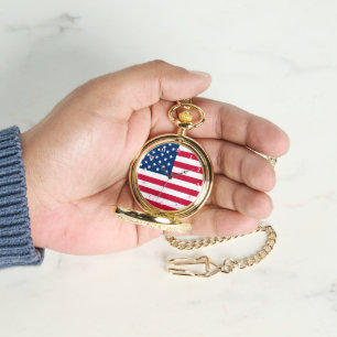 Reloj De Pulsera Patriótico de American Flag Watch