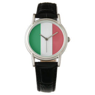 Reloj De Pulsera Patriótico italiano de bandera italiana de Italia