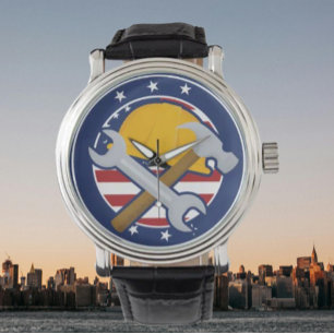 Reloj De Pulsera Patriótico Tradesman