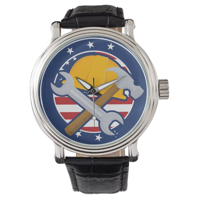 Reloj De Pulsera Patriótico Tradesman (Anverso)