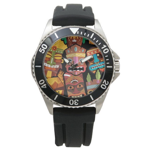 Reloj De Pulsera Patrón 5 de TIKI (Anverso)
