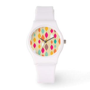 Reloj De Pulsera Patrón abstracto de estilo retro