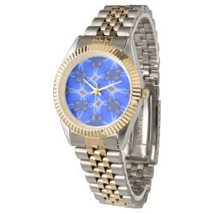 Reloj De Pulsera Patrón anémico de los jardines azules