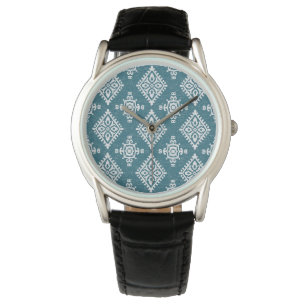 Reloj De Pulsera Patrón azul Verde azulado de Amadora