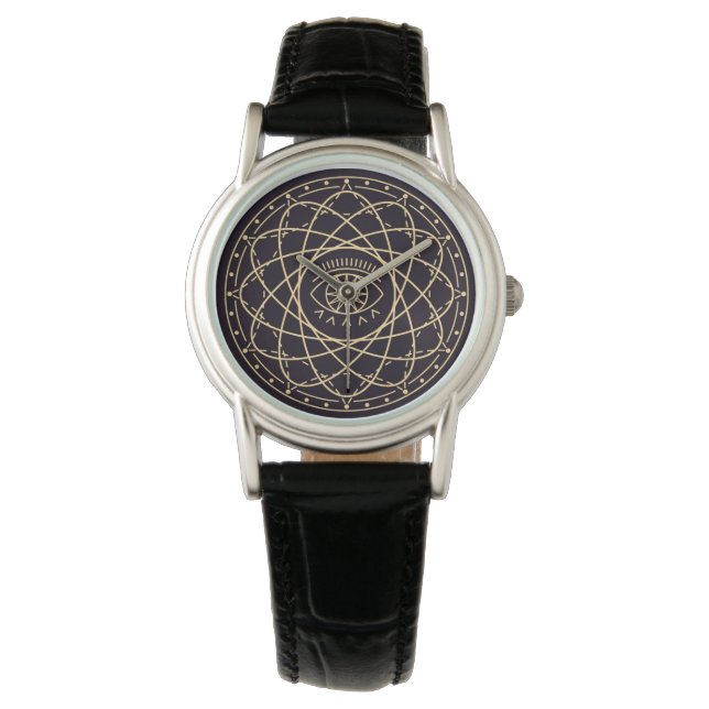 Reloj De Pulsera Patrón celeste geométrico (Anverso)
