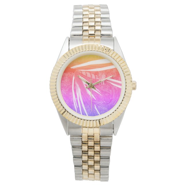 Reloj De Pulsera Patrón clásico de moscas húmedas para la pesca de  (Anverso)