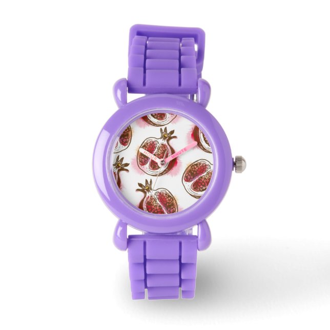 Reloj De Pulsera Patrón con granada (Anverso)
