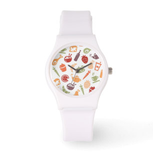 Reloj De Pulsera Patrón de alimentos