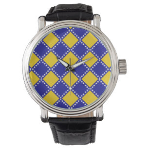 Reloj De Pulsera Patrón de bandera de Bosnia