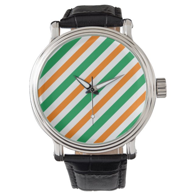 Reloj De Pulsera Patrón de bandera de Irlanda (Anverso)