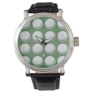 Reloj De Pulsera Patrón de bolas de golf pintadas