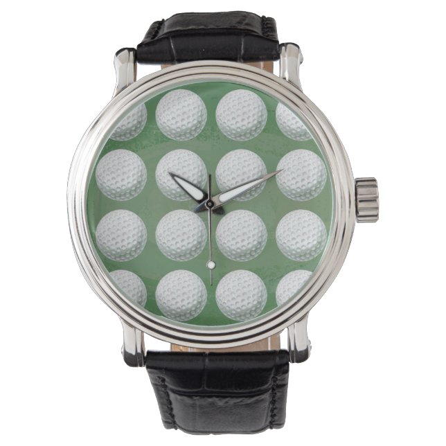 Reloj De Pulsera Patrón de bolas de golf pintadas (Anverso)