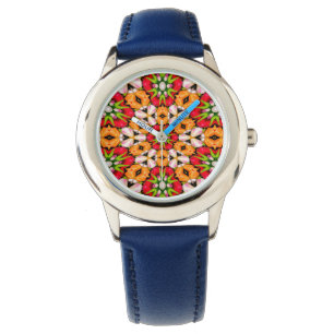 Reloj De Pulsera Patrón de buquet de tulipanes