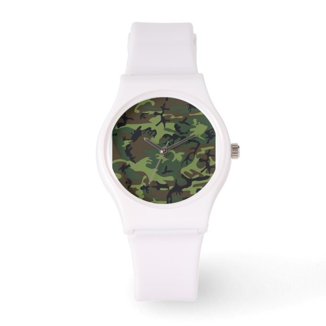 RELOJ DE PULSERA PATRÓN DE CAMOFLAJE (Anverso)