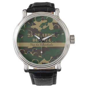 Reloj De Pulsera Patrón de camuflaje de vehículos militares