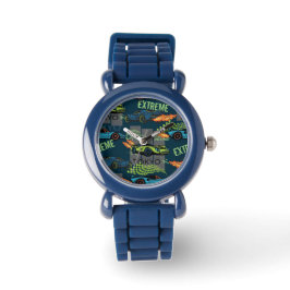 Reloj De Pulsera Patrón de carreras callejeras en Tokio