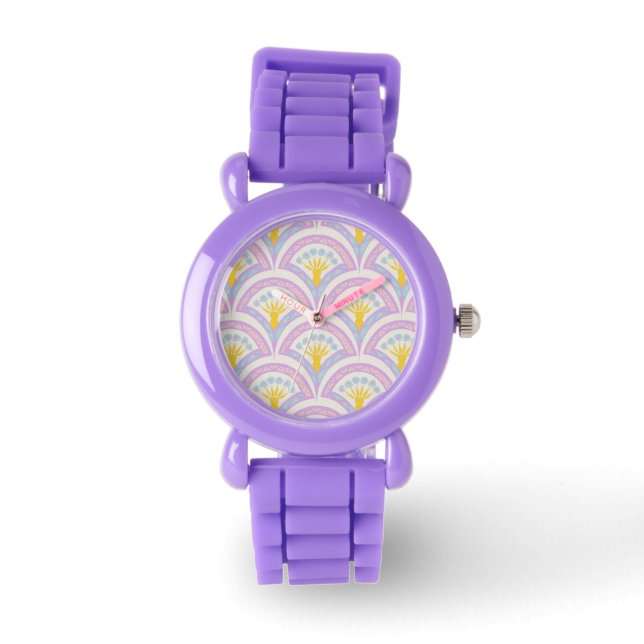 Reloj De Pulsera Patrón de cáscara de color pastel (Anverso)