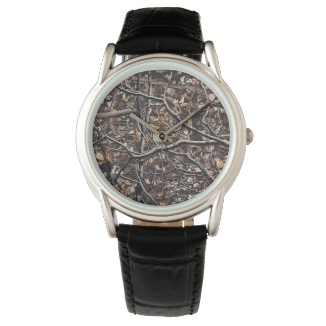 Reloj De Pulsera Patrón de caza de camuflaje 6 (Anverso)