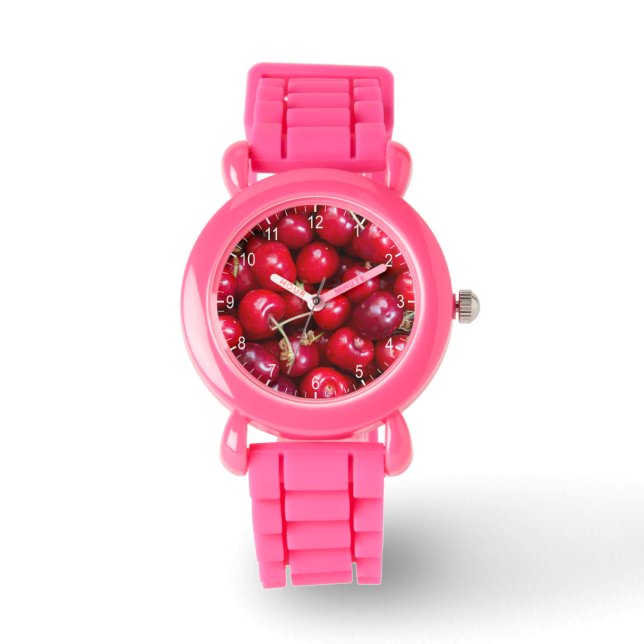Reloj De Pulsera Patrón de cerezo dulce (Anverso)